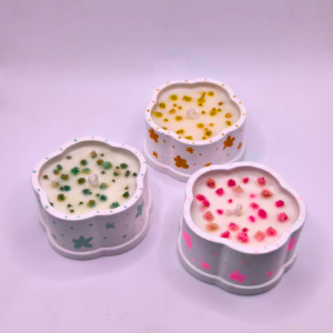 Recipiente de Flor Vela Aromatizante
