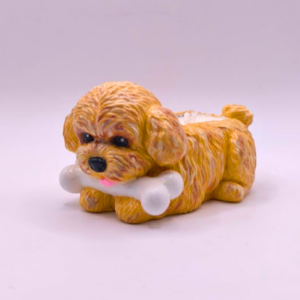 Perrito con Huesito Vela Aromatizante