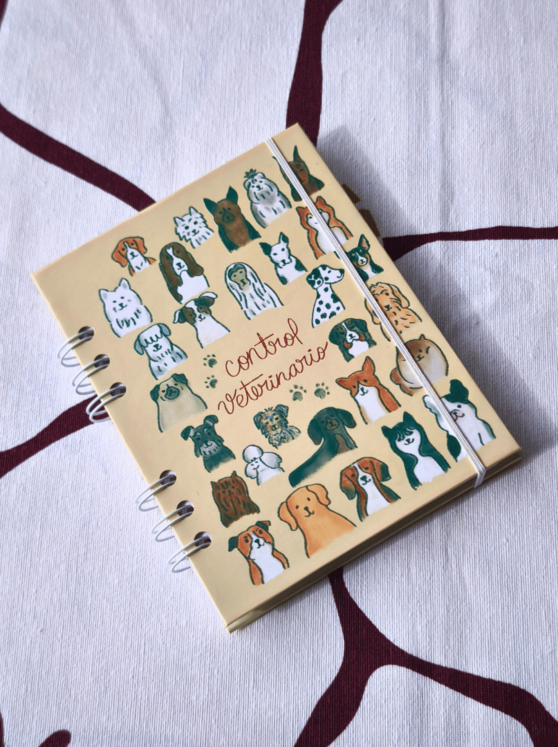 Libreta Control Veterinario Perrito